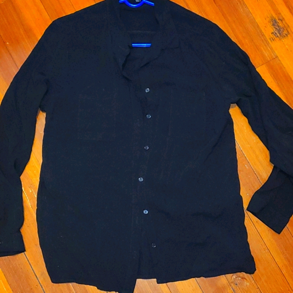 Black button up